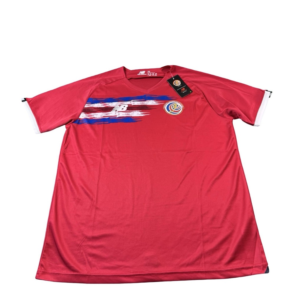 New Balance Costa Rica Performance Mens Soccer Jersey Red XL NWT